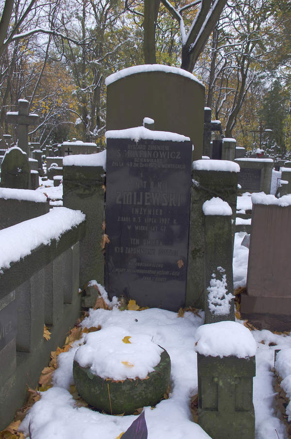 Ryszard Serafinowicz, grób Powązki