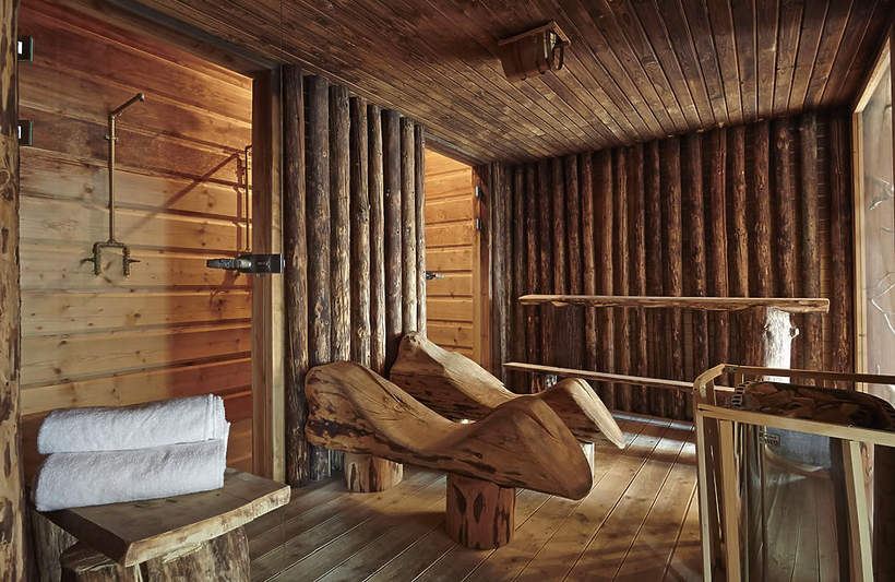 sauna No Name Spa Hotel
