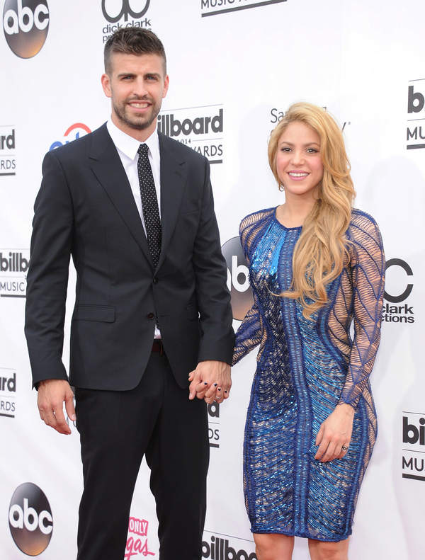 Shakira, Gerard Pique, galaBillboard Music Awards 2014, 18.05.2014 rok