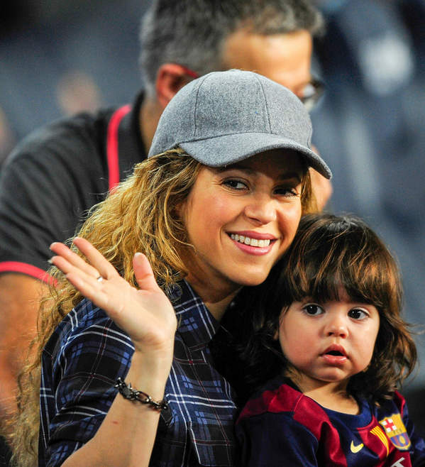 Shakira, syn Milan, 18.10.2014 rok