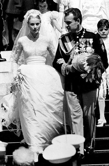 ślub Grace Kelly i książę Monako Rainier III Grimaldi
