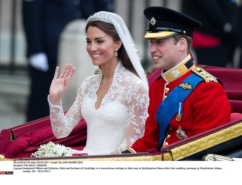 Ślub w brytyjskiej rodzinie królewskiej, ślub Kate i Williama, ślub księżnej Kate