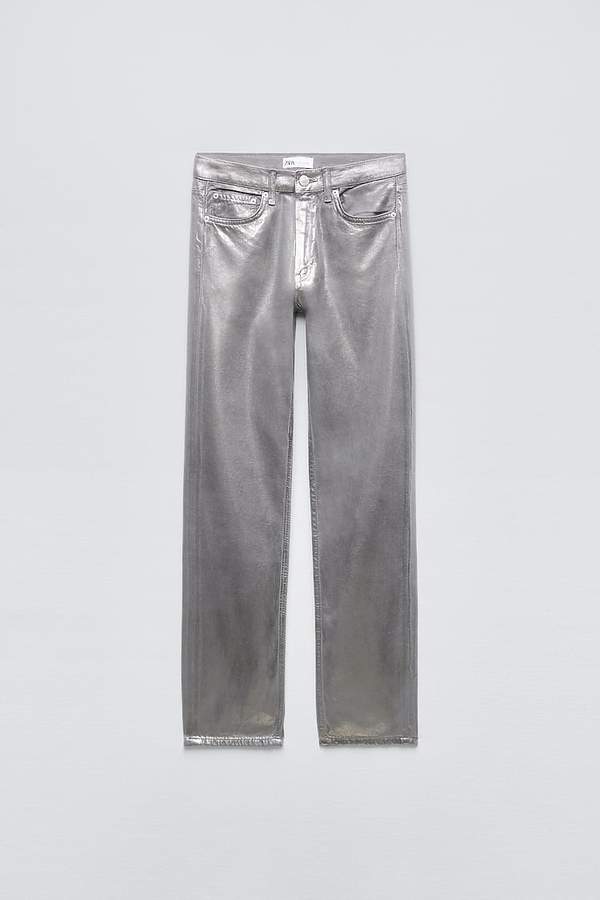 Srebrne spodnie Zara
