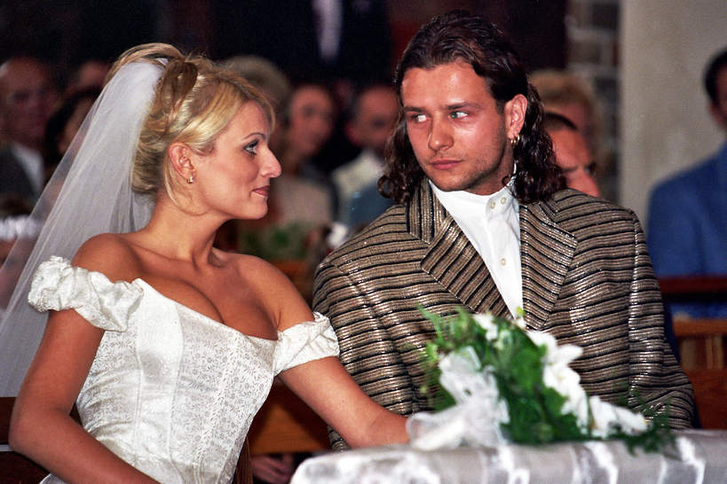 Sylwia Majdan, Radosław Majdan, 1998, ślub w Szczecinie