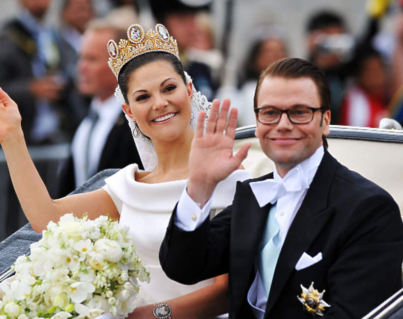 Tak wyglądał królewski ślub szwedzkiej księżniczki Victorii: nieznane fakty, ciekawostki, zdjęcia