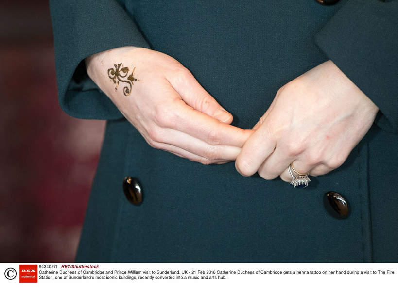 Tatuaż dla księżnej Kate, 21.02.2018 rok
