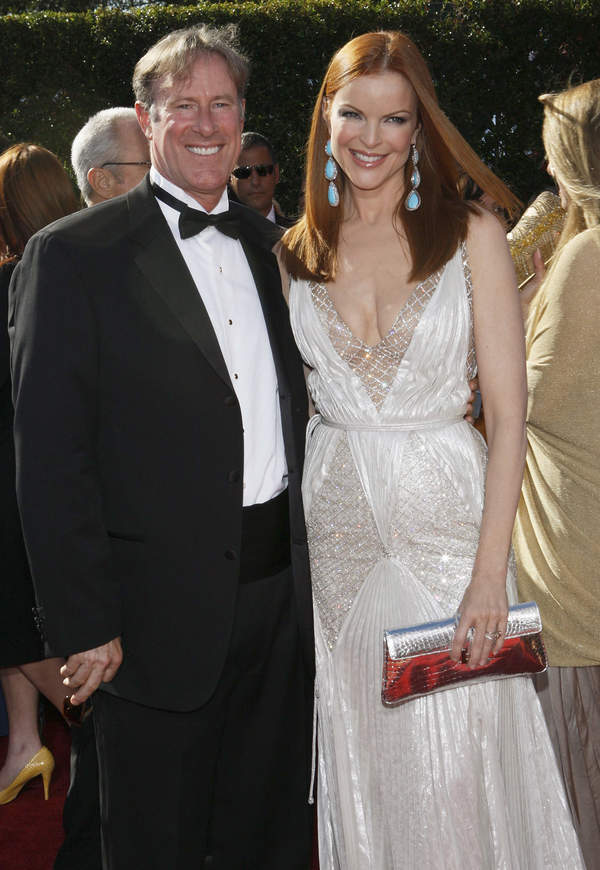 Tom Mahoney, Marcia Cross, Primetime Emmy Awards in Los Angeles, 2007