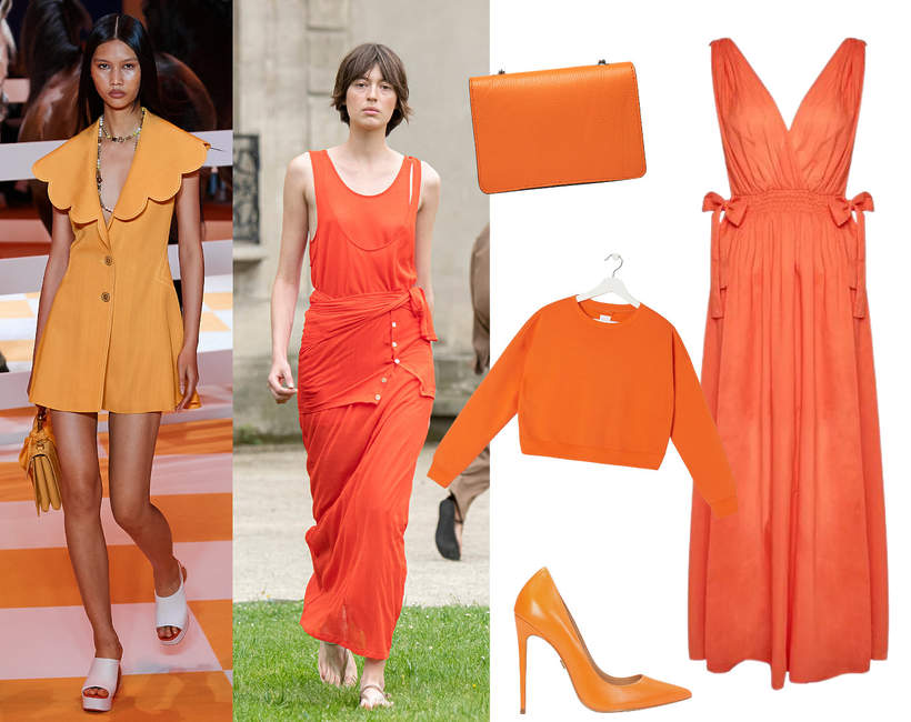 Trendy kolor pomarańczowy