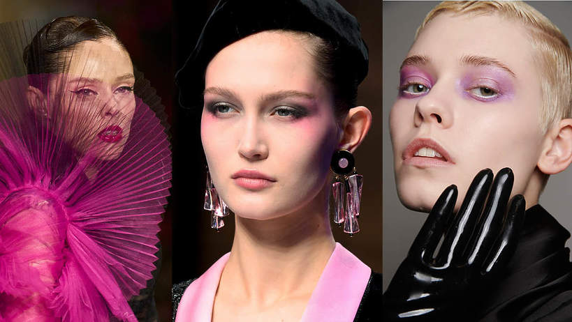 trendy w makijażu jesień 2023 róż