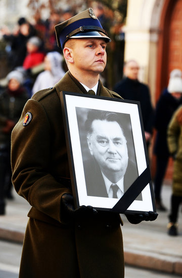 Uroczystości pogrzebowe premiera Jana Olszewskiego