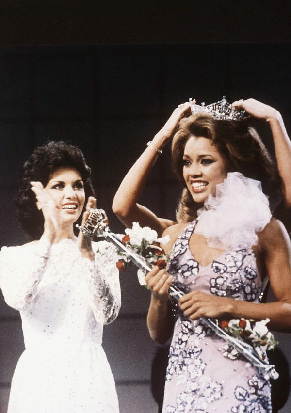 Vanessa Williams jako Miss America 1984, Atlantic City, 17.09.1983 rok