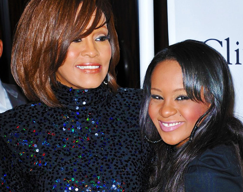 Whitney Houston i córka Bobby Kristina Brown