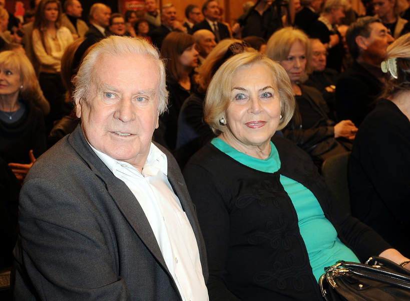 Wiesław Gołas z żoną
