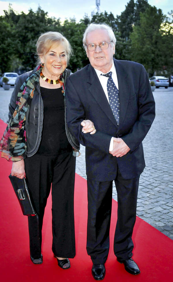 Wiesław Gołas z żoną Marią