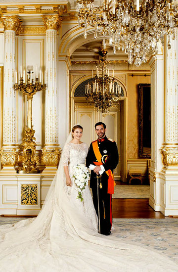Wilhelm i Stephanie de Lannoy, ślub