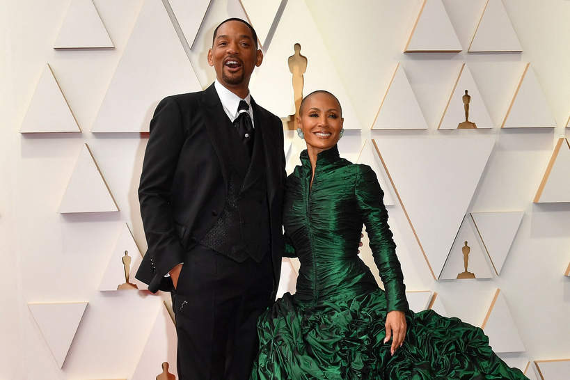 Will Smith z żoną, Oscary 2022