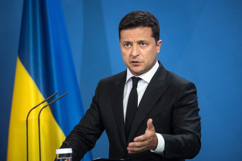 Wołodymyr Zełenski, prezydent Ukrainy 2021