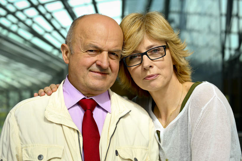 Zbigniew Nowak z żoną