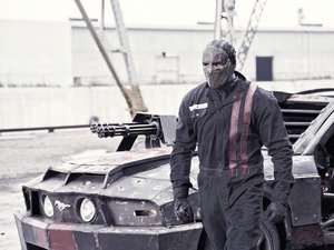 zdjęcie z filmu Death Race: Wyścig śmierci. Jason Statham jako Frankenstein