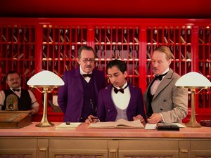 zdjęcie z filmu Grand Budapest Hotel. Wes Anderson