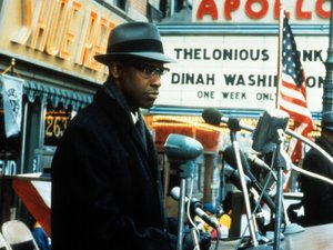 zdjęcie z filmu Malcolm X, Denzel Washington