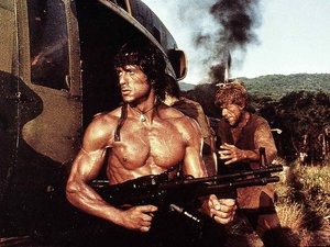 zdjęcie z filmu Rambo II. Sylvester Stallone