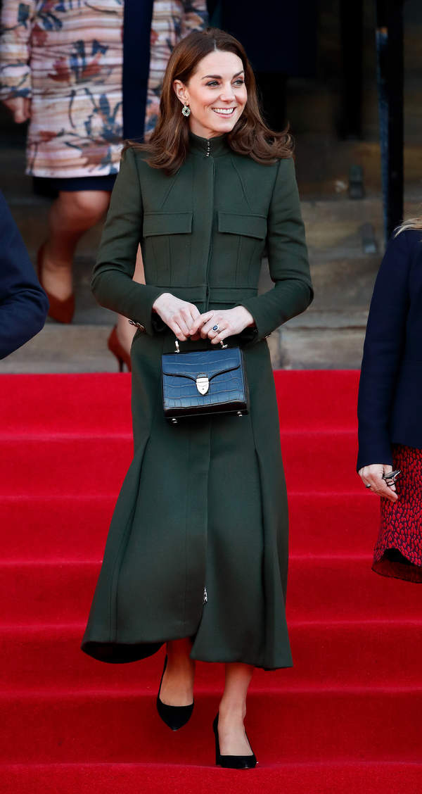 zielony płaszcz księżnej Kate