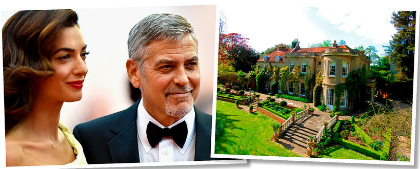 George Clooney, Amal Clooney, dom George'a Clooney'a w Berkshire