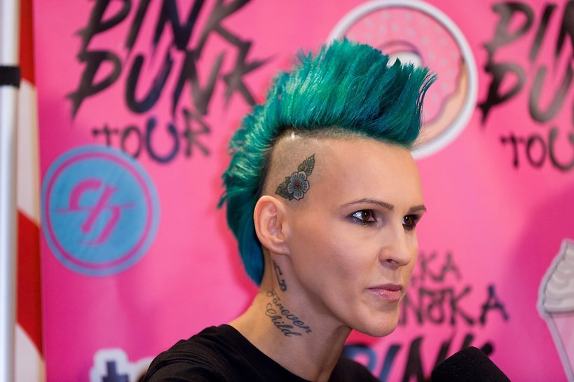 Agnieszka Chylińska promuje nową płytę Pink Punk