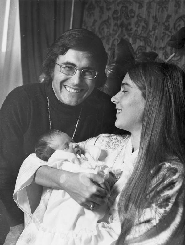 Al Bano (Albano Carrisi), Romina Power, córka Ylenia Carrisi, Włochy, grudzień 1970 roku