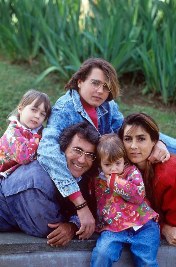 Al Bano, Romina Power z dziećmi Yari, Criste i Romina Jr., 1990 r. 