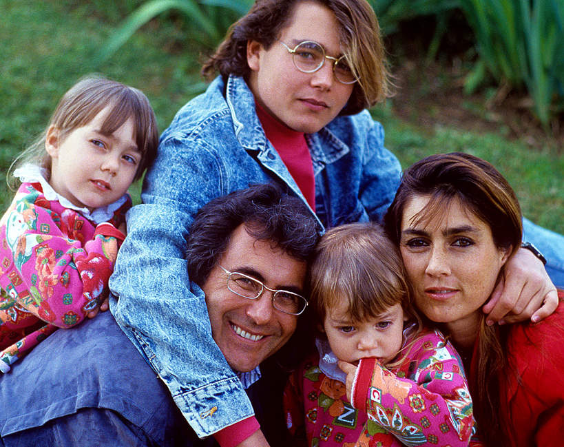 Al Bano, Romina Power z dziećmi Yari, Criste i Romina Jr., 1990 r, jam otw