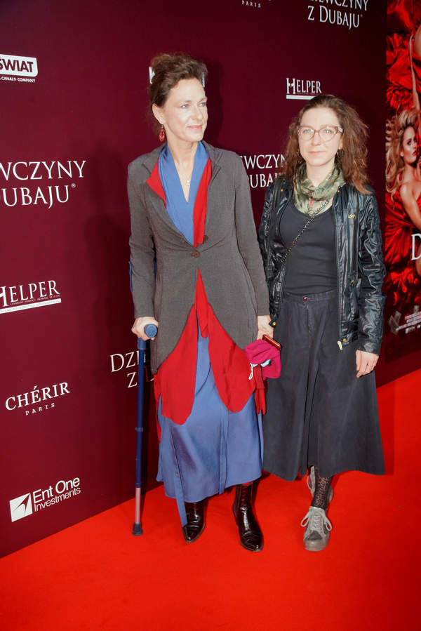 Aleksandra Justa, Maria Zamachowska, premiera „Dziewczyn z Dubaju”, Warszawa, 22.11.2021 rok