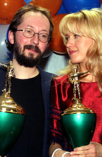 Aleksandra Woźniak i Maciej Ślesicki, Strzelecki Turniej Gwiazd Hala Gwardii, 16.12.2000