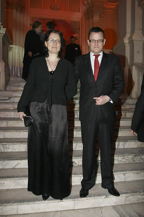 Andrzej Morozowski, żona, Agata Nowakowska, Bal Dziennikarzy 2007