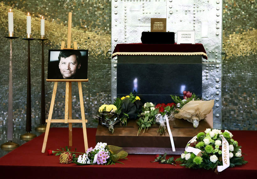 Andrzej Zaorski - pogrzeb, Warszawa, Powązki, 10.11.2021 rok