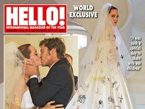 Angelina Jolie i Brad Pitt na okładce Hello
