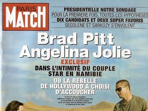 Angelina Jolie i Brad Pitt na okładce Paris Match