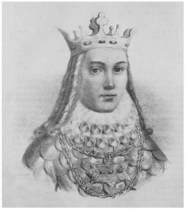 Anna Jagiellonka, (1523-1596) królowa Polski. Reprodukcja