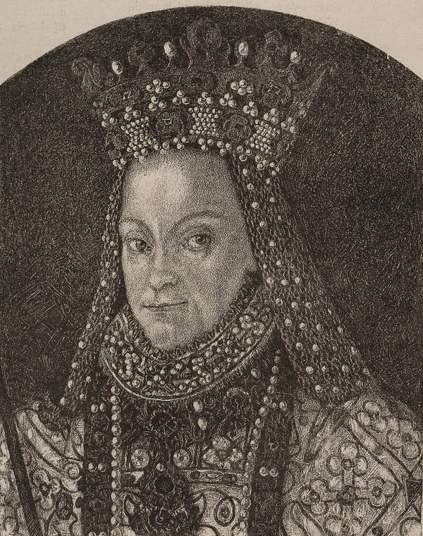 Anna Jagiellonka, żona Stefana Batorego. Reprodukcja