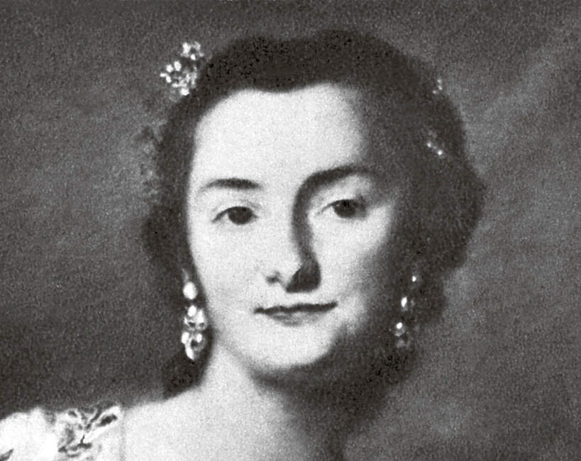 Anna Karolina Orzelska, córka Augusta II Mocnego, około 1730 roku