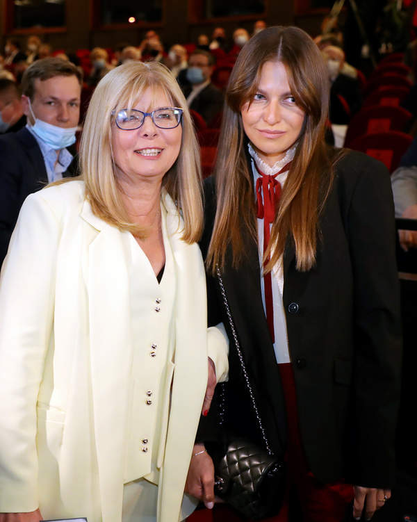 Anna Lewandowska z mamą, Marią Stachurską, premiera filmu dokumentalnego 