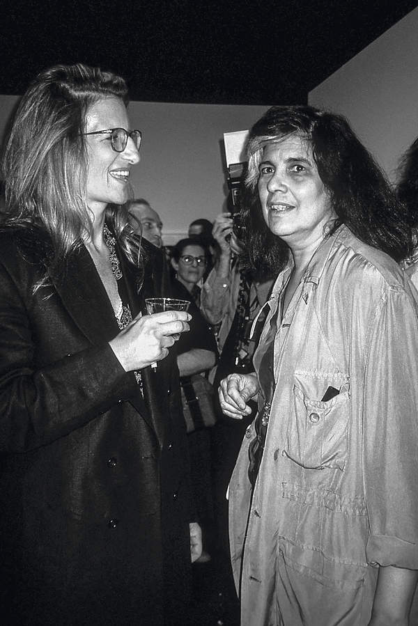 Annie Leibovitz, Susan Sontag, wernisaż fotografki, 1991 rok