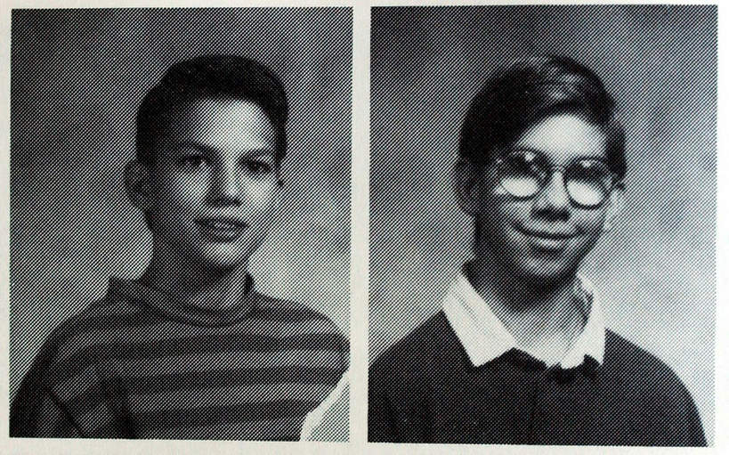 Ashton i Michael Kutcher, zdjęcia do kroniki szkolnej Cedar Rapid Washington High School