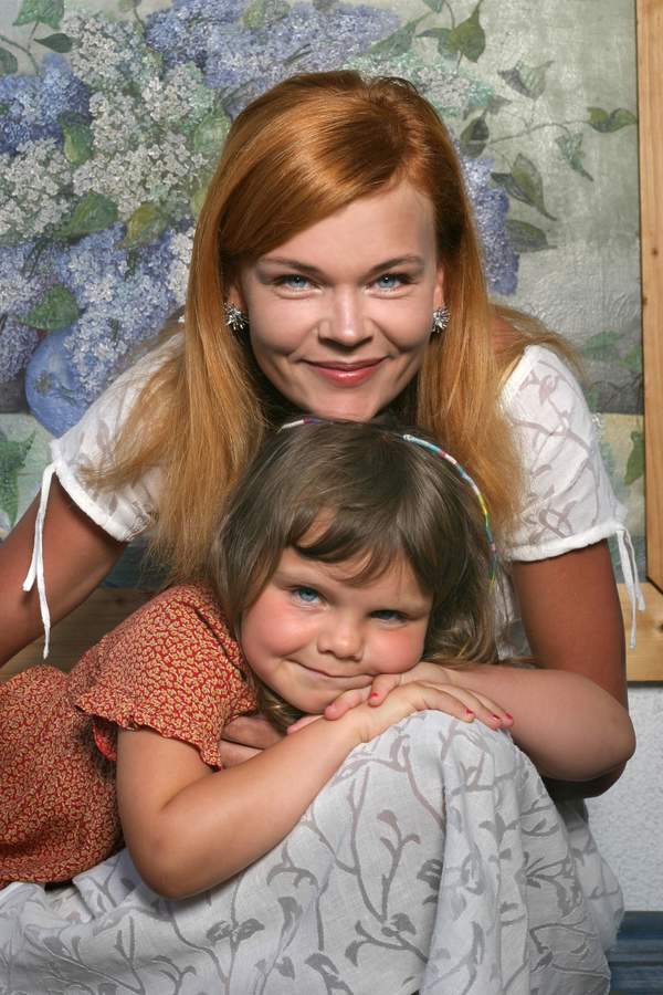 Beata Kawka, córka Zuzanna Bernat, Jurata, 20.07.2003 rok