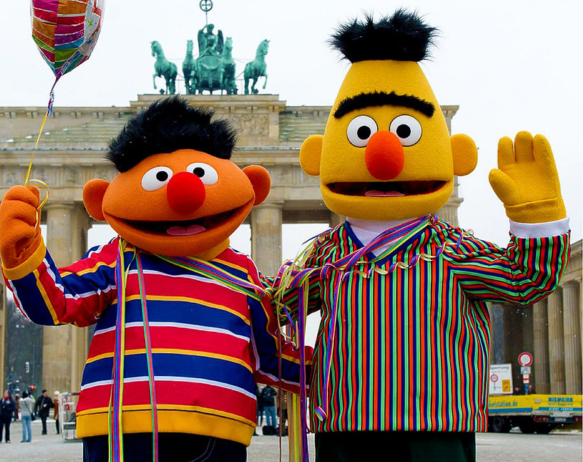 Bert i Ernie z Ulicy Sezamkowej są gejami