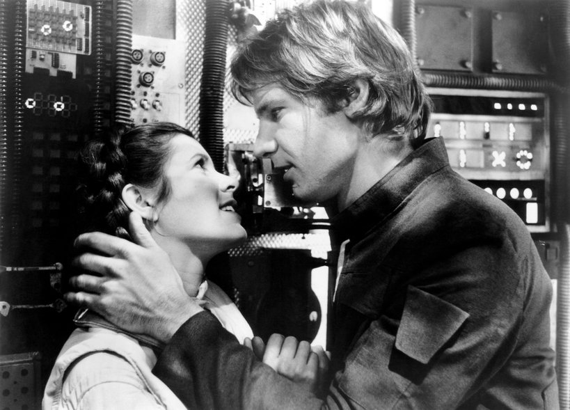 Carrie Fisher i Harrison Ford