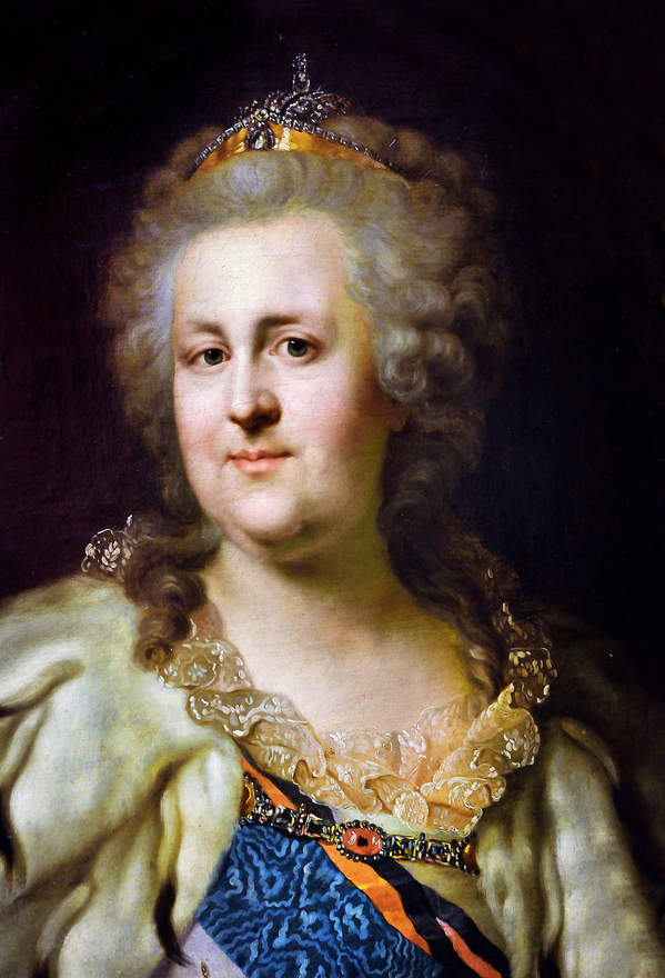 Caryca Katarzyna II Wielka, władczyni Rosji, 1729 – 1796