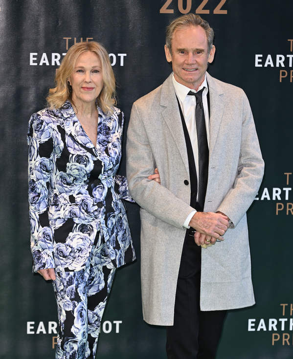 Catherine O'Hara, jej mąż Bo Welch, Boston, Massachusetts, rozdanie The Earthshot Prize 2022, 02.12.2022 rok
