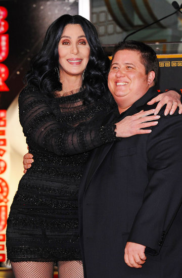 Cher i Chaz Bono, jej syn, który był córką Chastiti